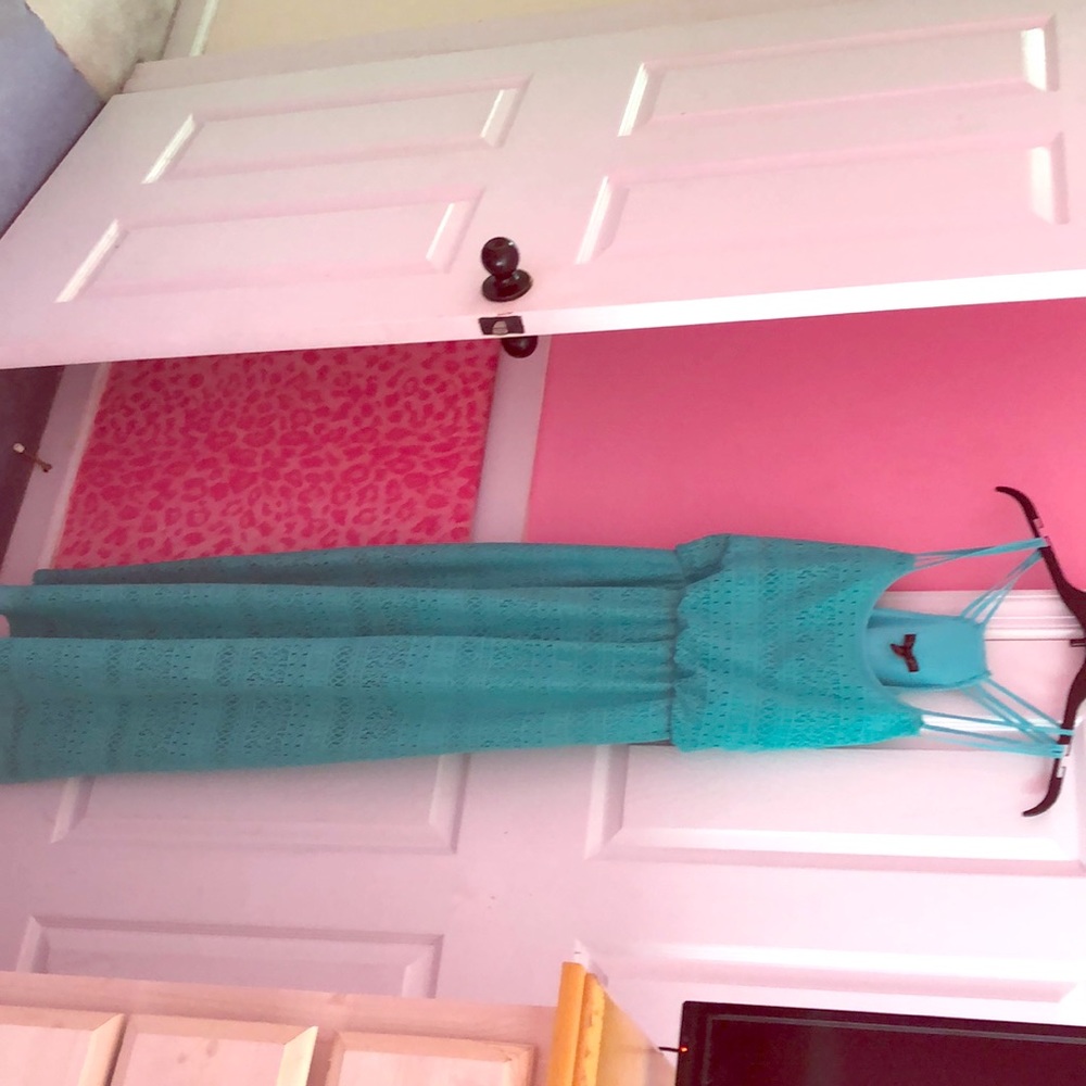 Turquoise dress